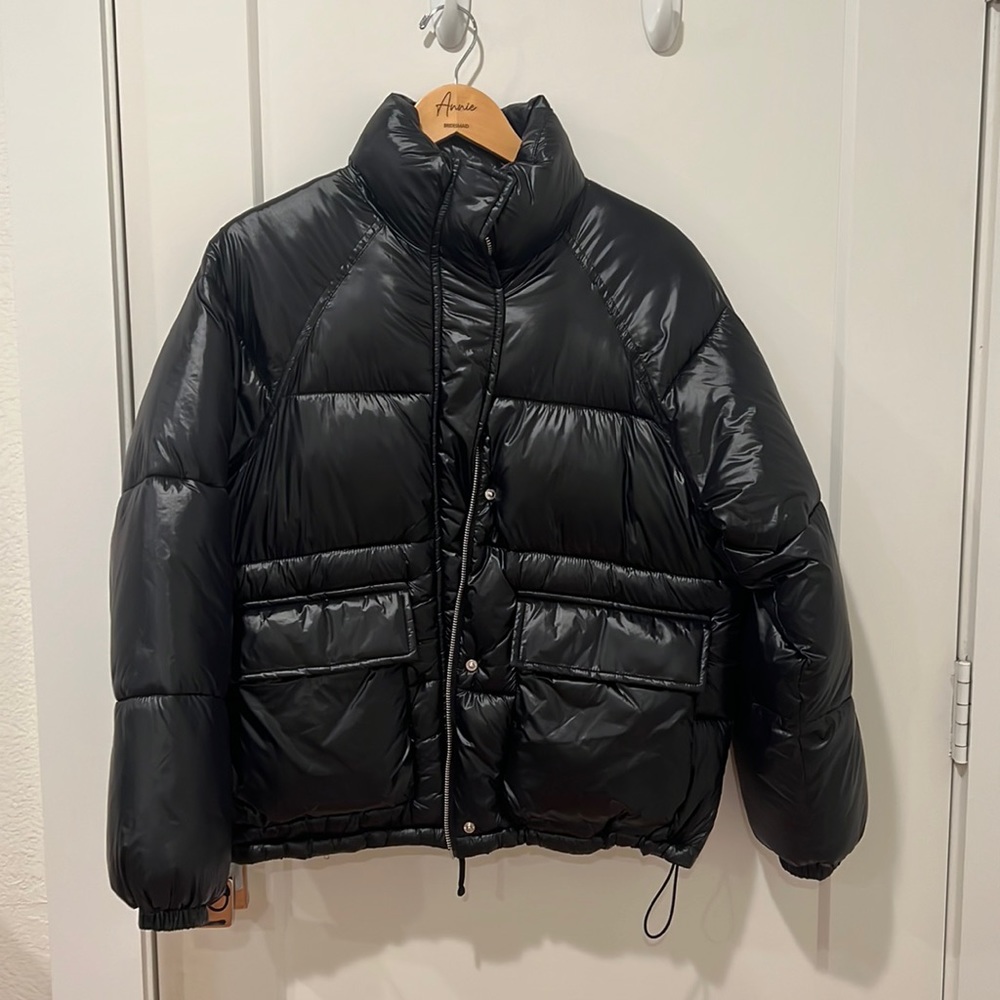 Abercrombie Black Puffer Jacket